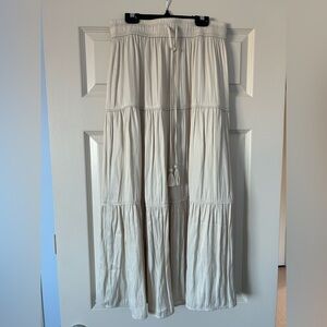 Joie Cream Pleated Skirt